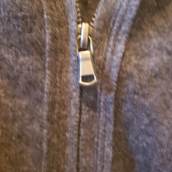 Saks Fifth Avenue Cashmere Zip Up Sweater - Picture 3 of 5